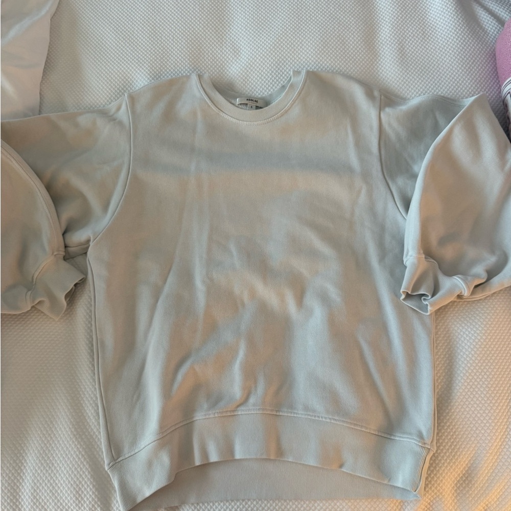 Light Gray Crewneck Sweatshirt